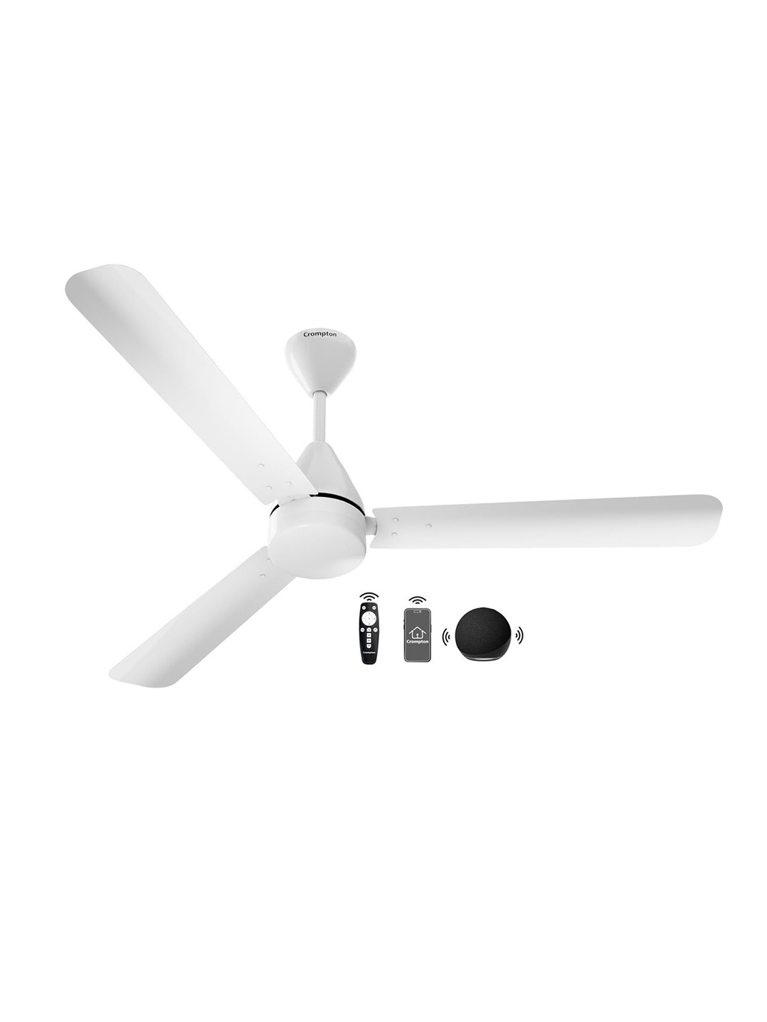 Crompton Energion Hyperjet White Remote Controlled 3 Blades Ceiling Fan