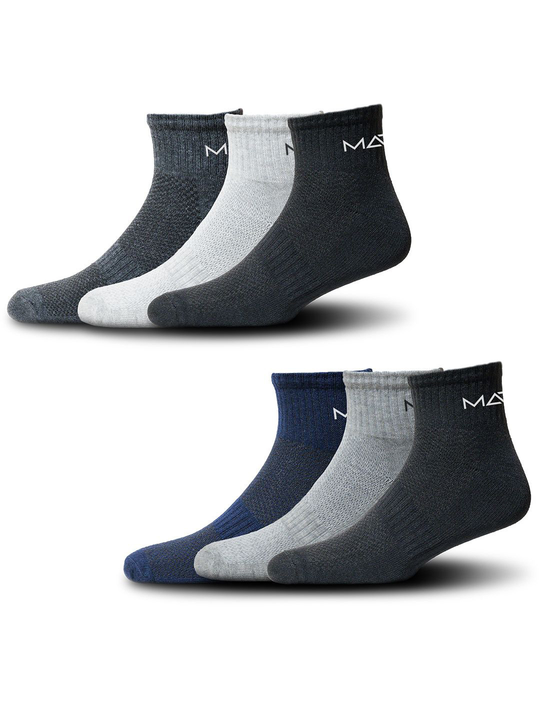 MARLIT Pack Of Men 6 Ankle-Length Socks