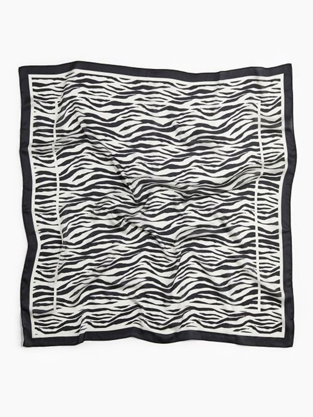 ULOS Women Zebra Printed Satin Scarf