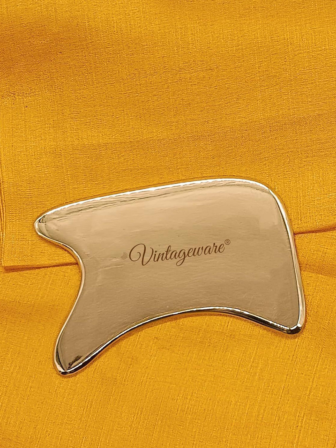 Vintageware Kansa R Shaped Gua Sha Tool