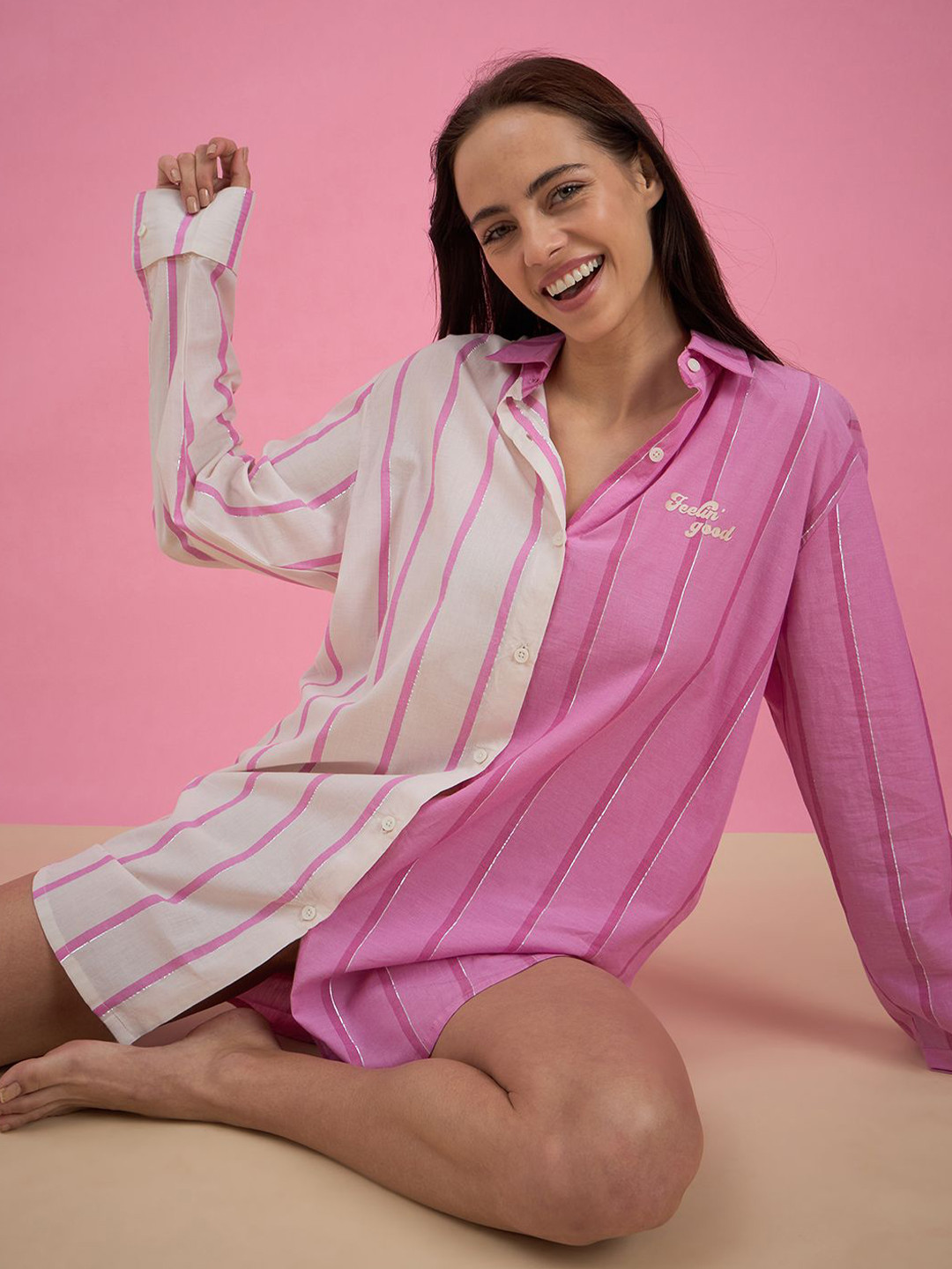 Sweet Dreams Women Snoopy Characters Shirt Nightdress