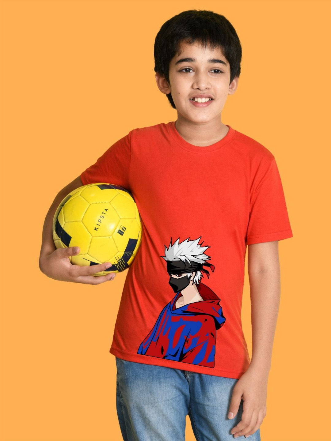 NUSYL Boys Graphic Printed Round Neck Cotton T-shirt