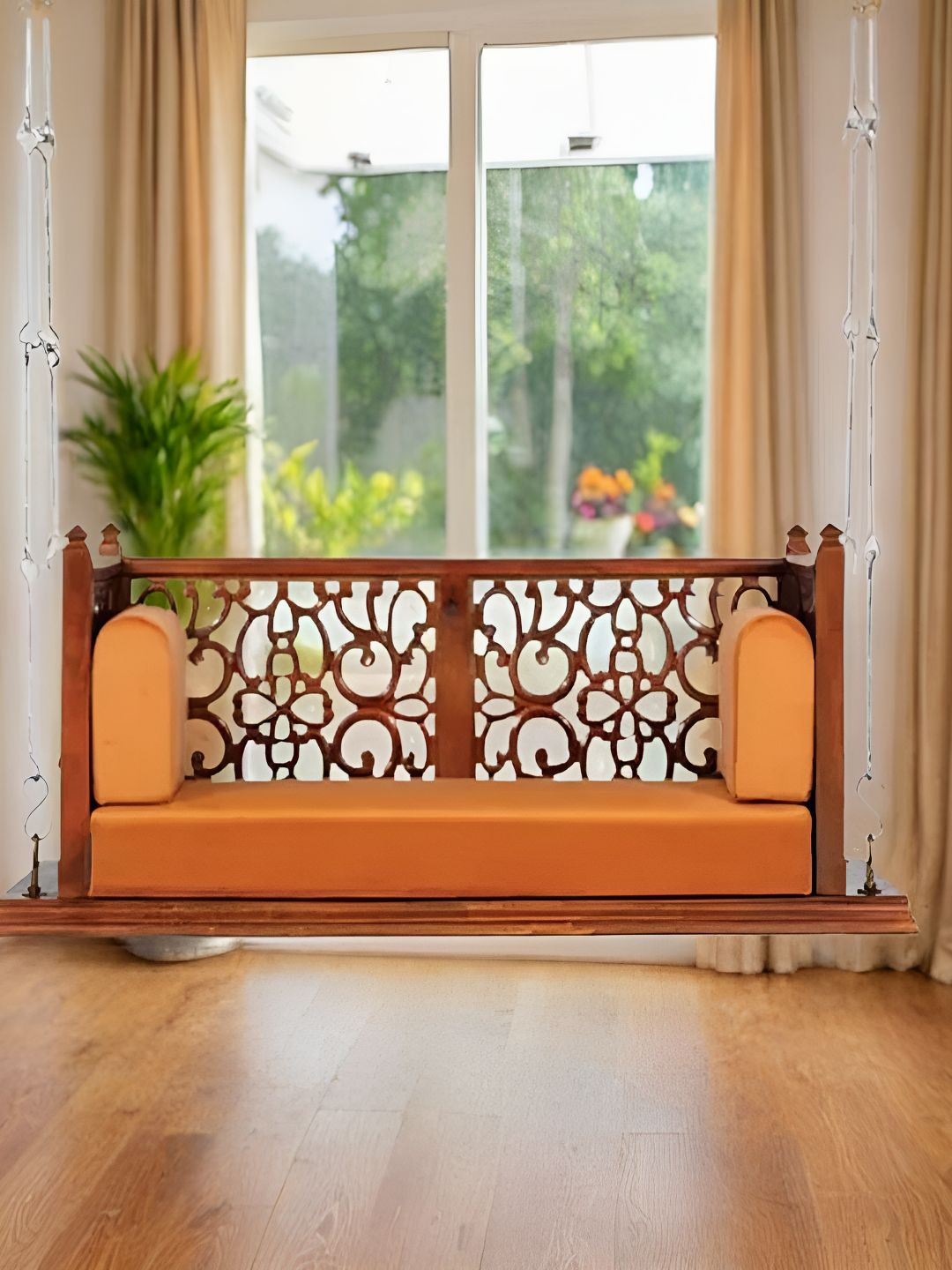 JAIRI TRADERS Brown Wooden Swings