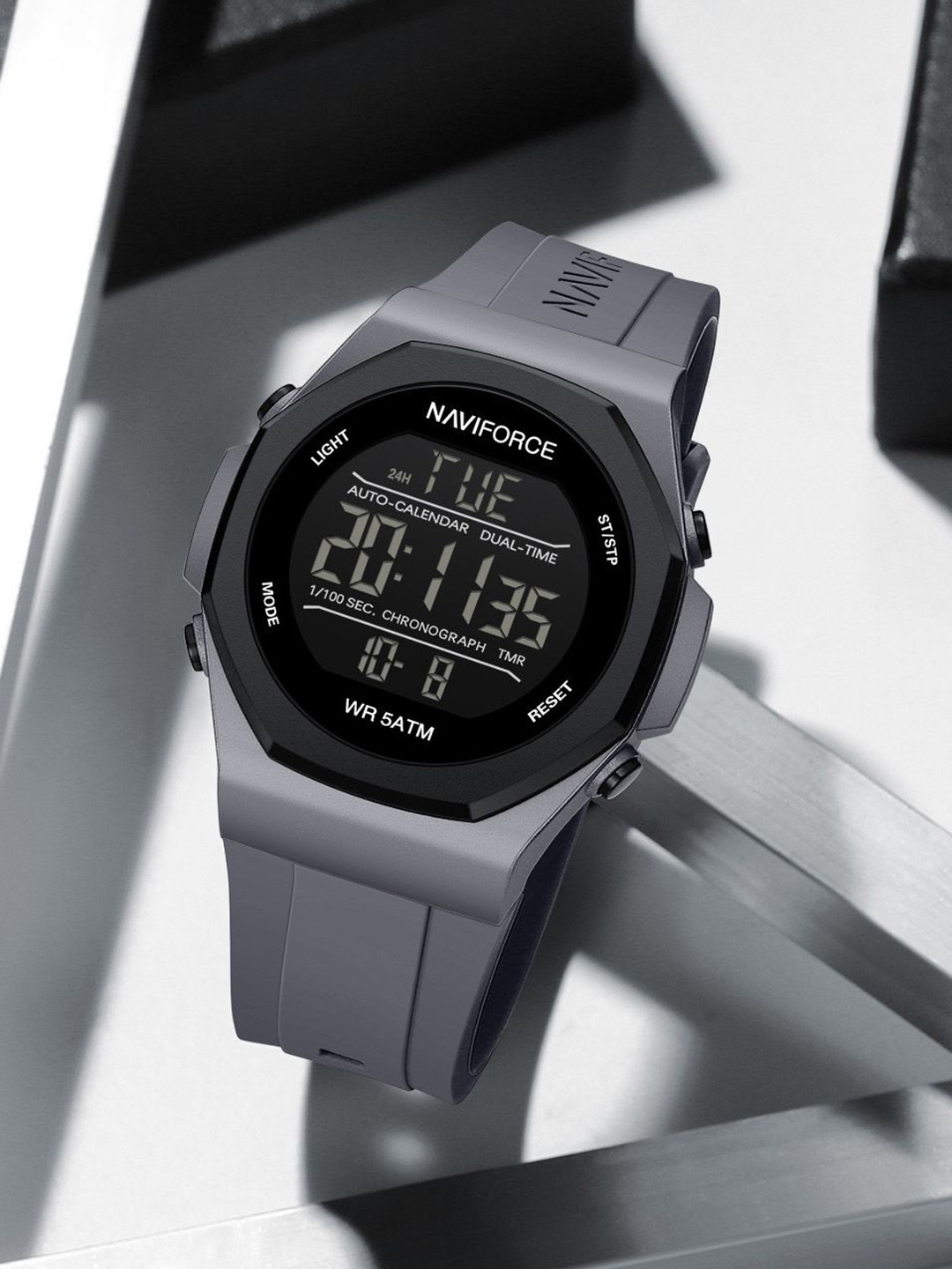 Naviforce Men Dial & Straps Digital Watch NF7117 T.GY T.GY