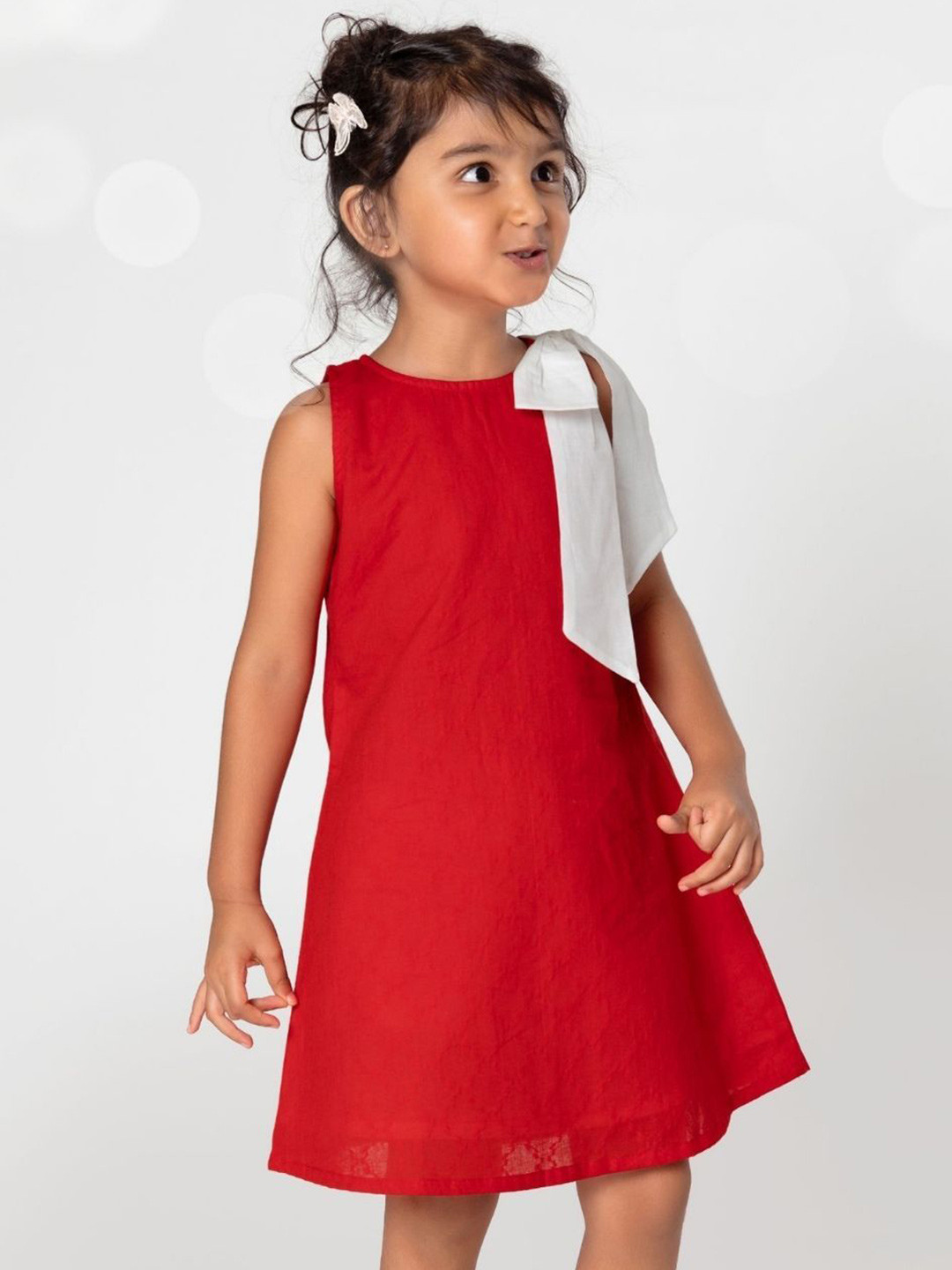 Tura Turi Girls A-Line Cotton Dress