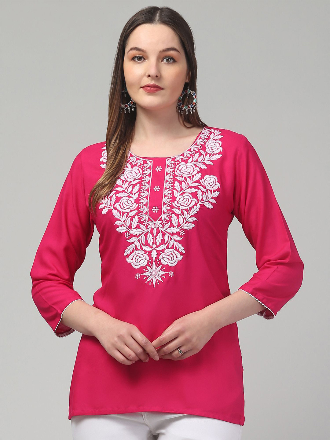 Retrobella Print Cotton Top