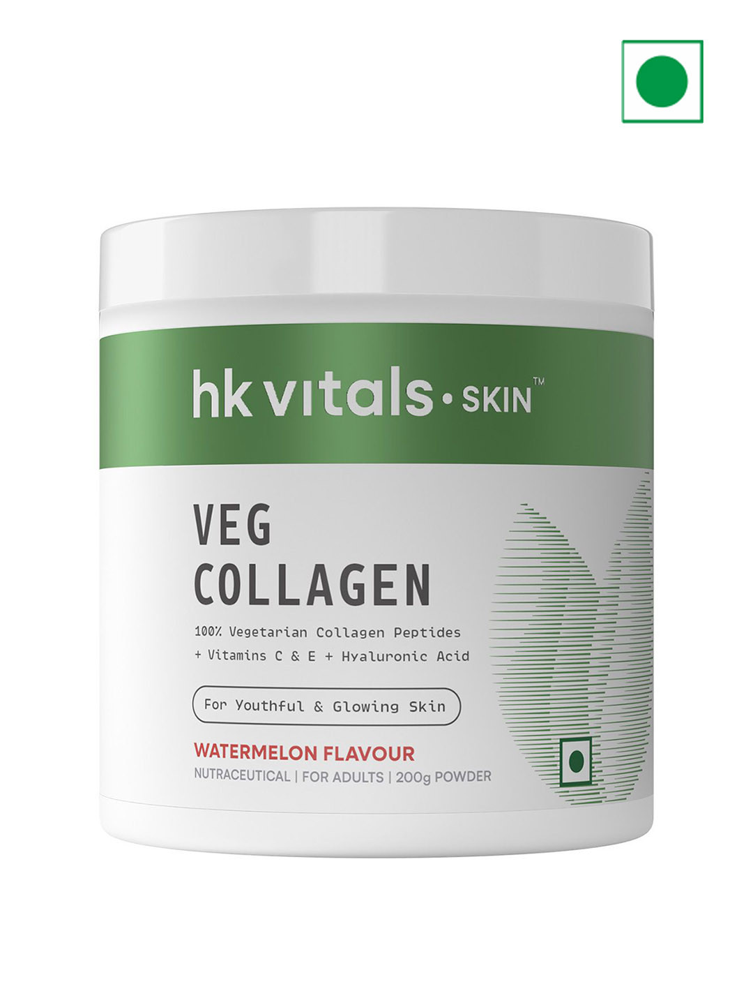 HK VITALS Watermelon Flavour Veg Collagen Supplement - 200g