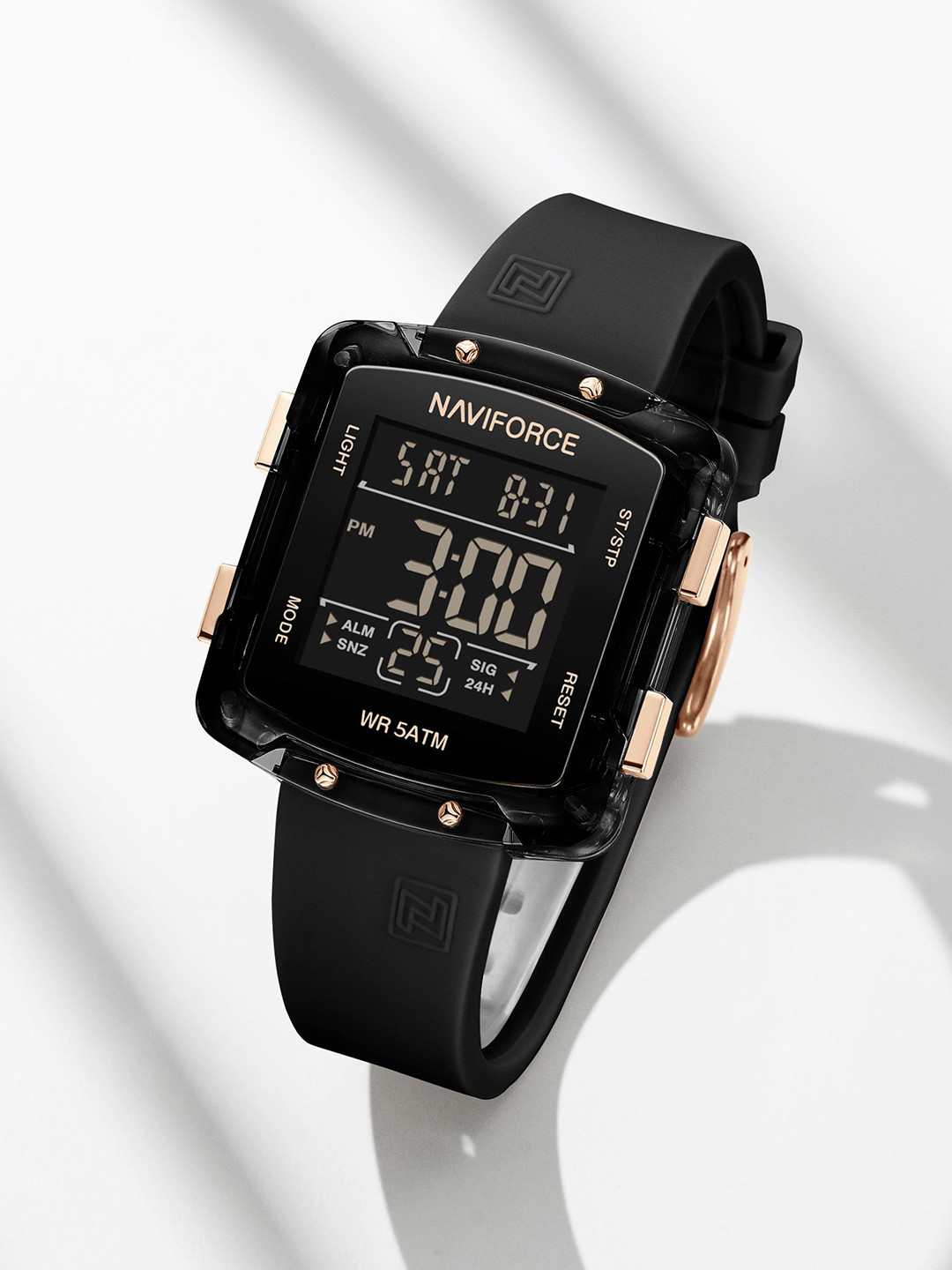 Naviforce Women Dial & Straps Digital Watch NF7121 B B