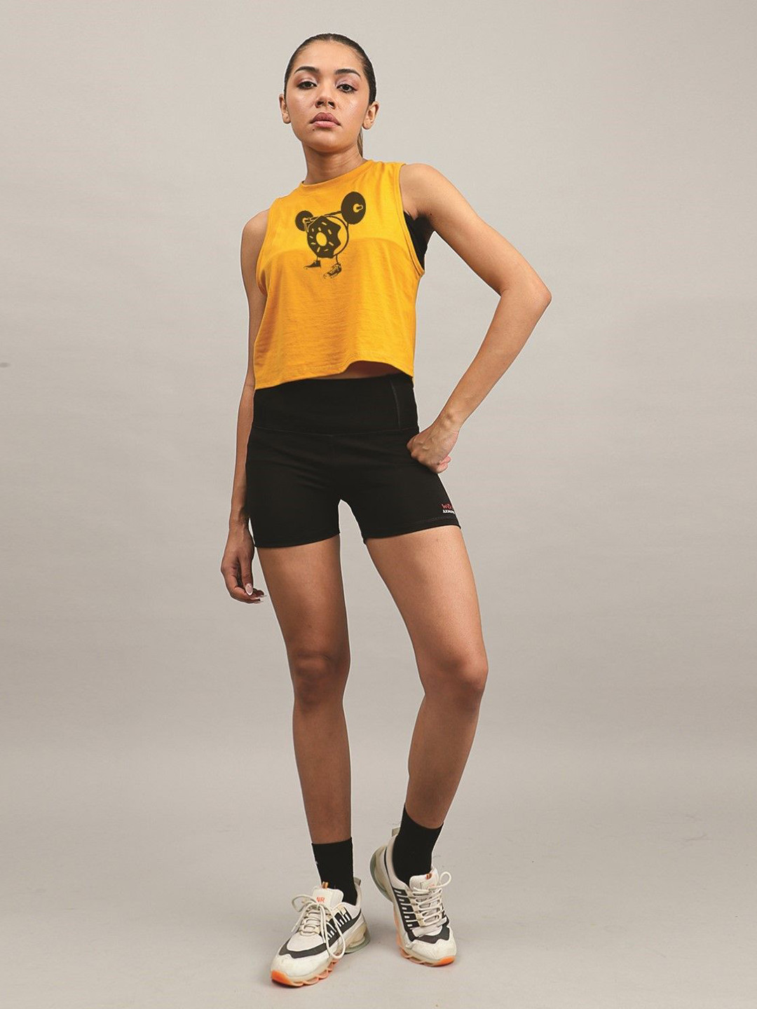 Wod Armour Print Tank Crop Top