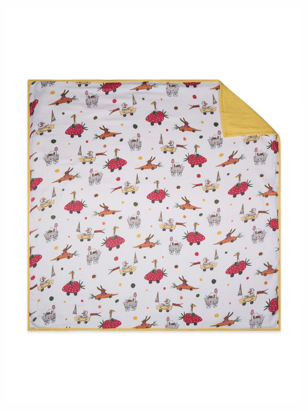 My Milestones Abstract Printed Summer Single Bed Blanket