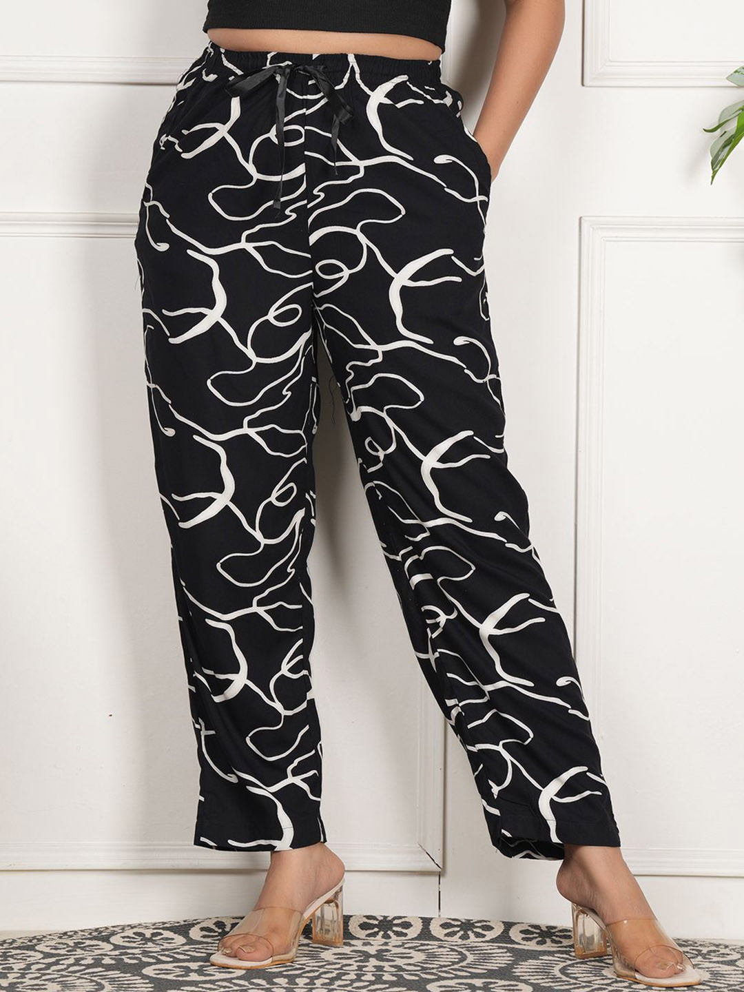 Style Shoes Relaxed-Fit Straight-Leg Lounge Pants