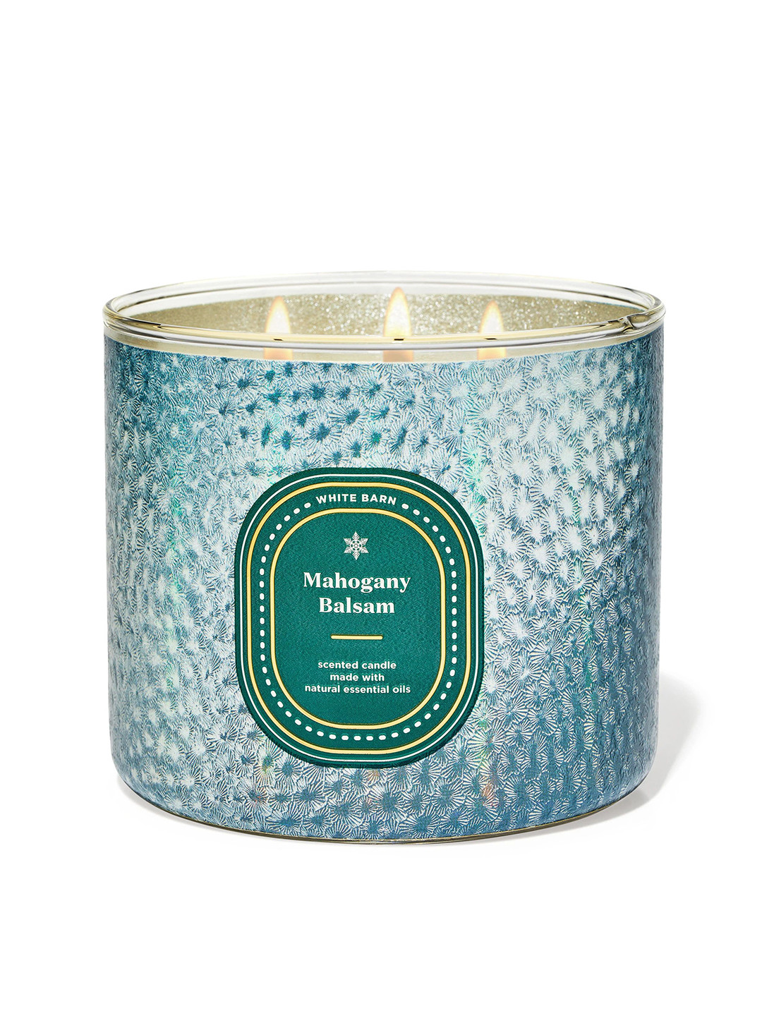 Bath & Body Works Mahogany Balsam 3 Wick Mahogany Balsam Abstract Jar Candles