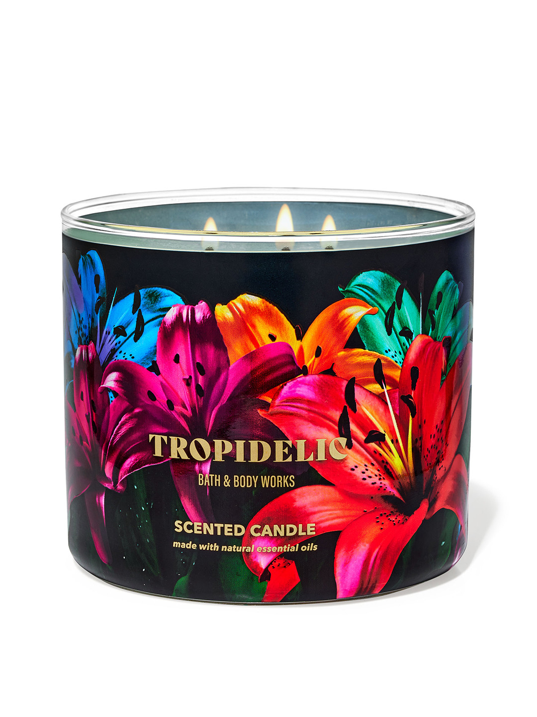 Bath & Body Works Tropidelic 3-Wick Candle with Essential Oils - 411 g