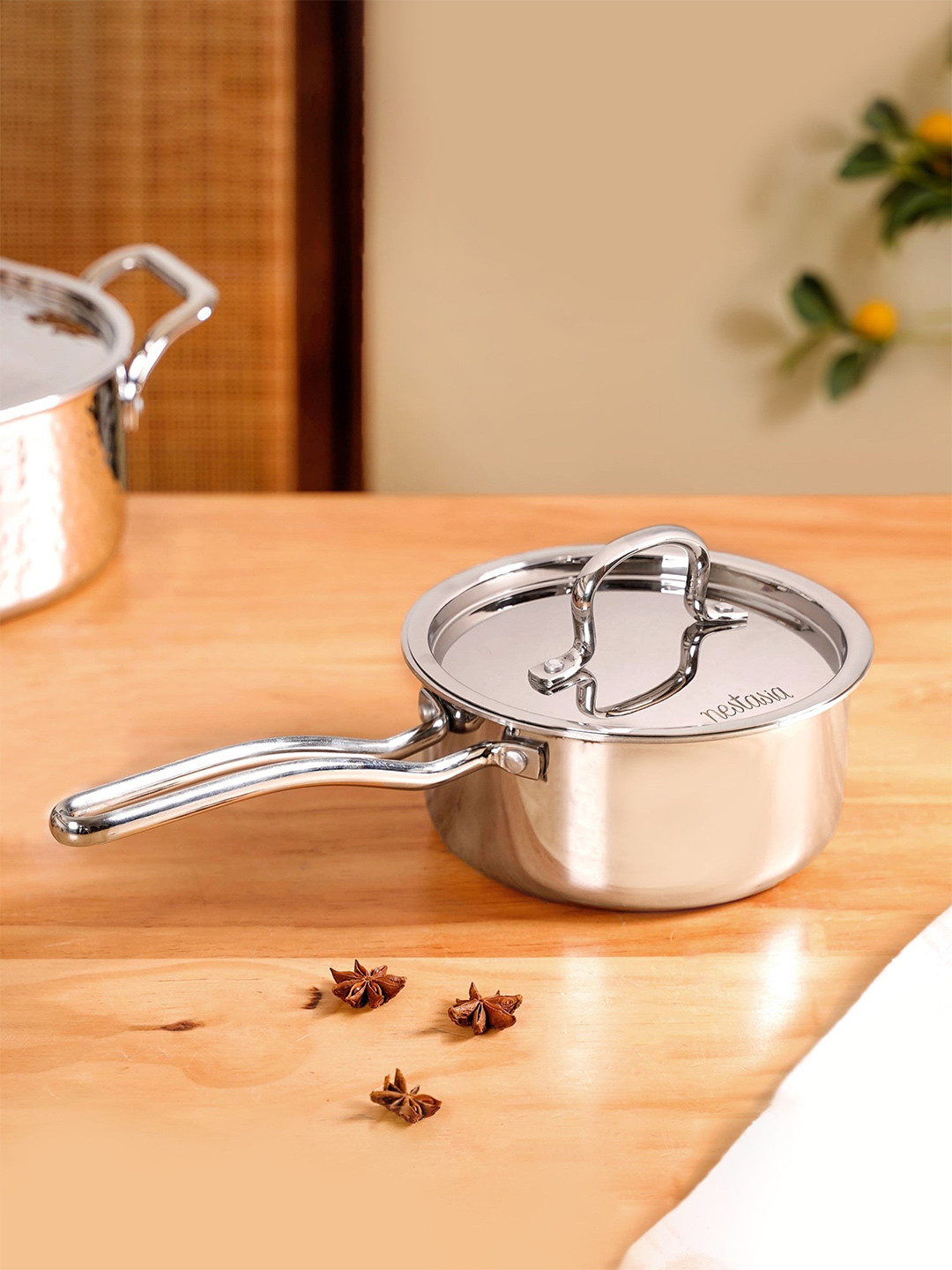 Nestasia Unisex Silver Pan