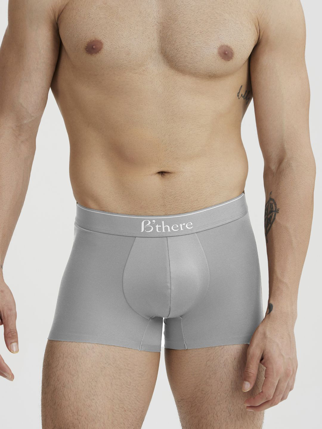 B'there Seamless Modal Microfiber Trunk U003_IVORY_GREY