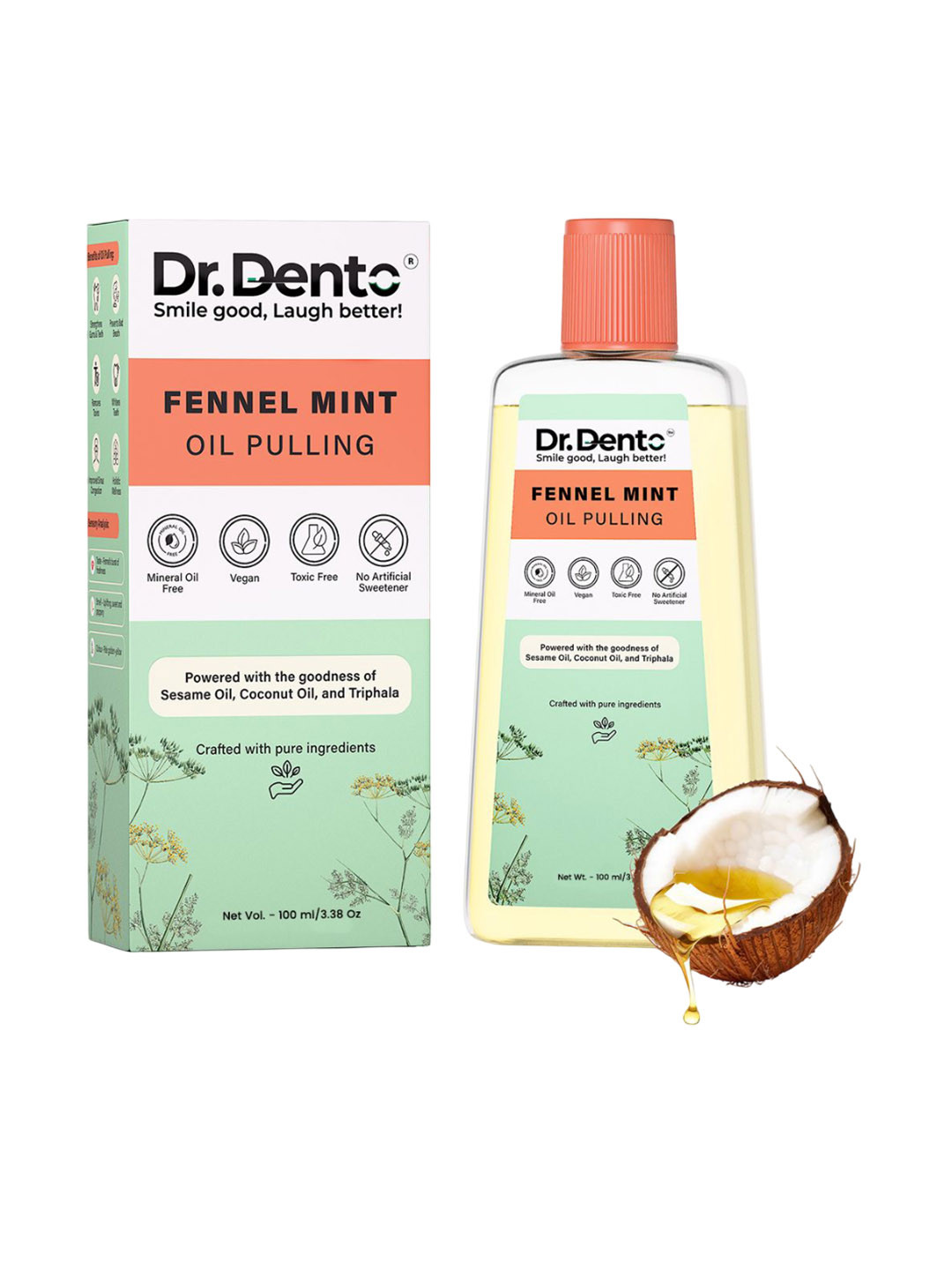 Dr.Dento Fennel Mint Oil Pulling - 100 ml
