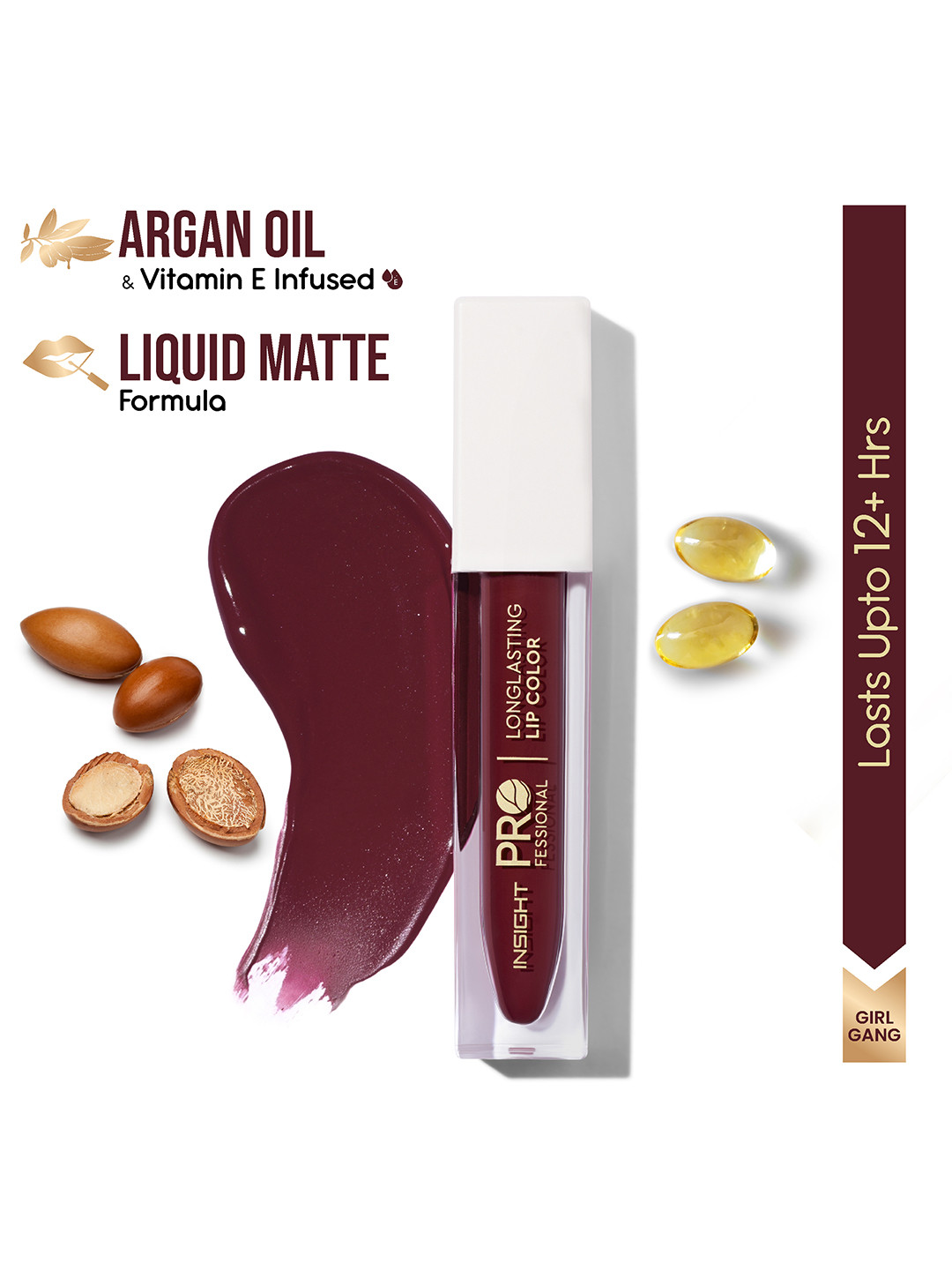 Insight Cosmetics Professional Longlasting Lip Color with Vitamin E & Argan Oil 6g - Girl Gang