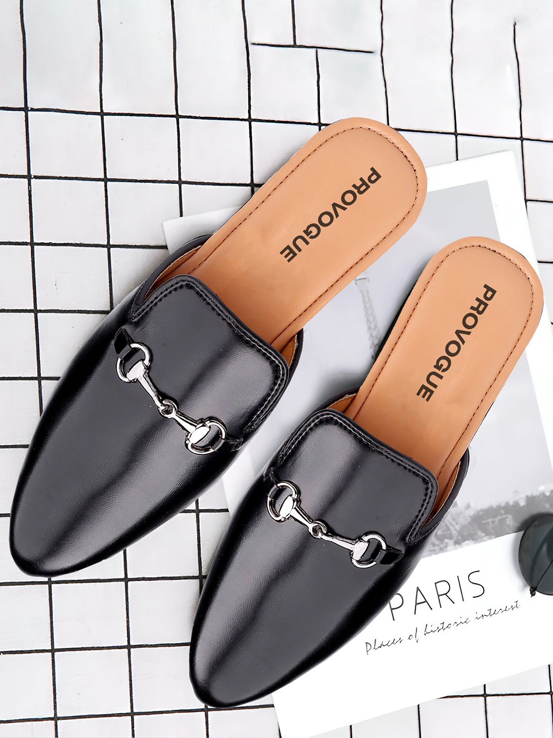 Provogue Men Leather Material Casual Mules