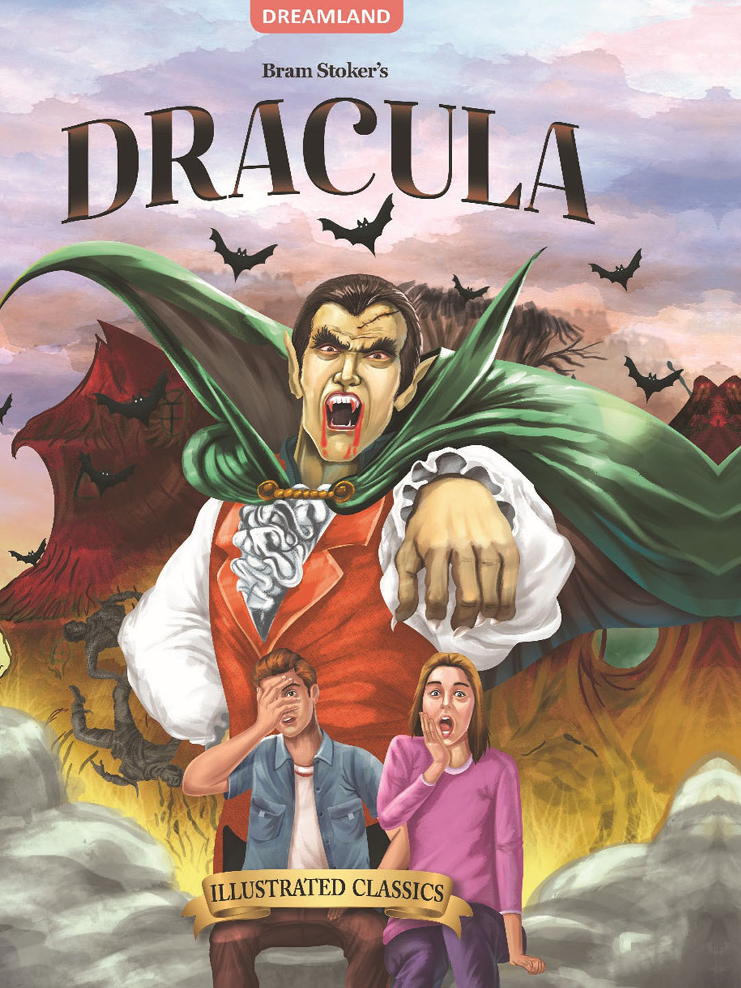Dreamland Dracula - Illustrated Abridged Classics for Children Book