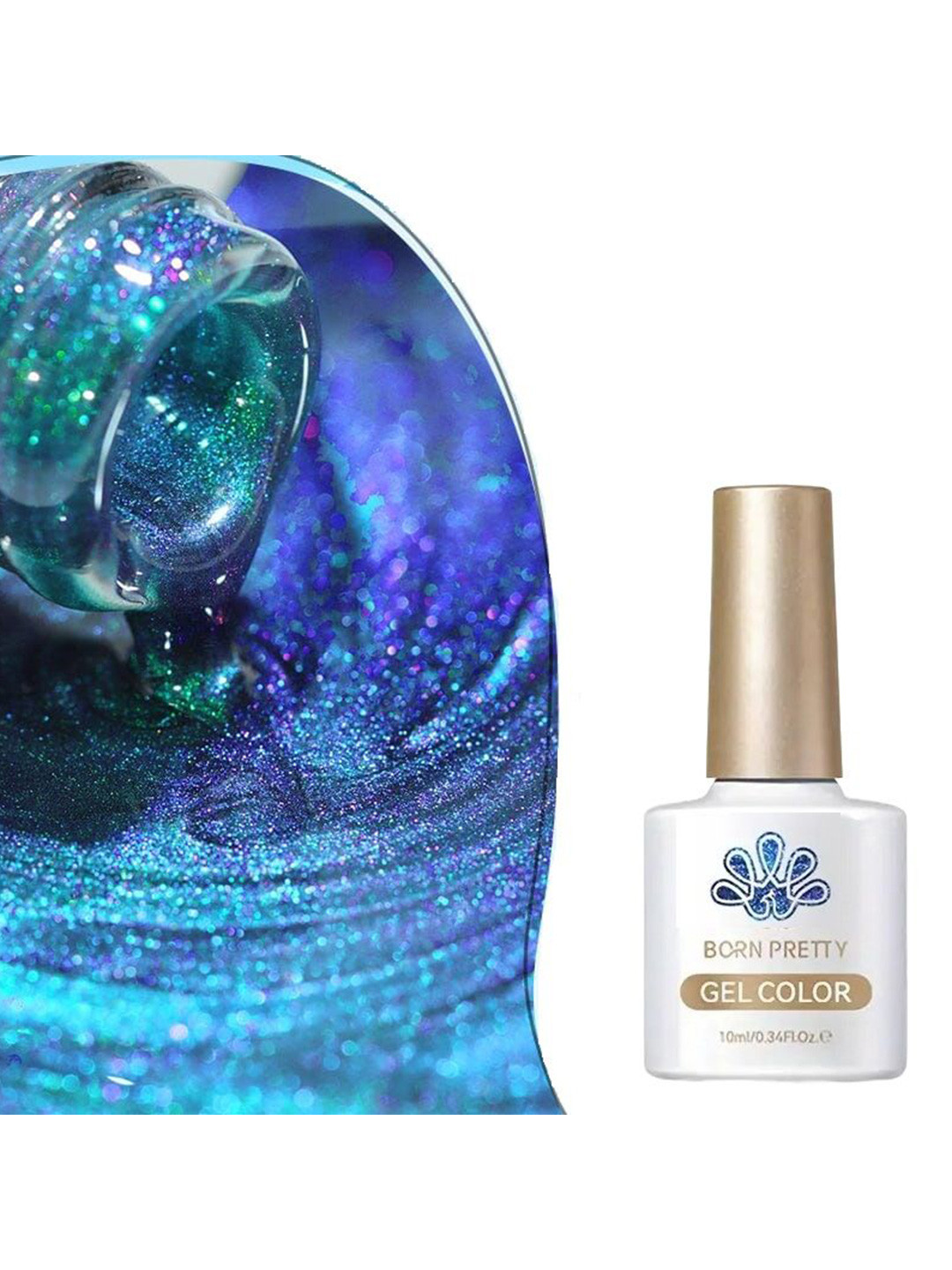 BORN PRETTY Autumn Water Light Cat Eye Magnetic Gel Nail Polish - 10 ml - AW06