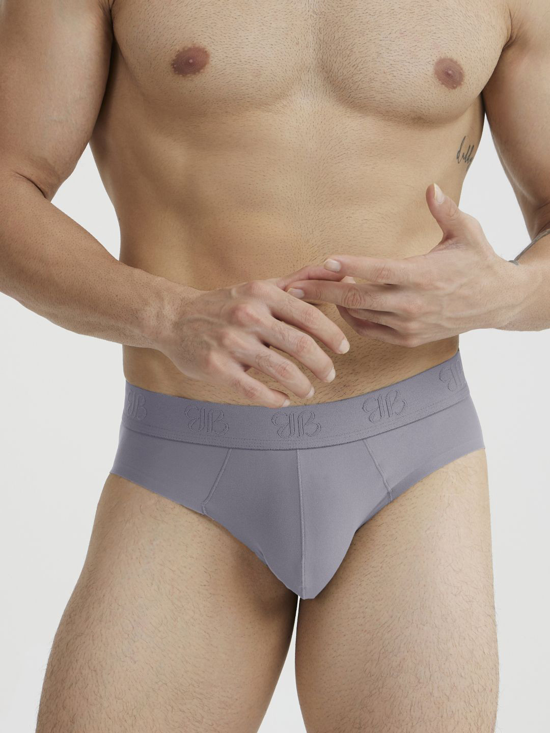 B'there Seamless Microfiber Brief U006_DUSKY_LILAC