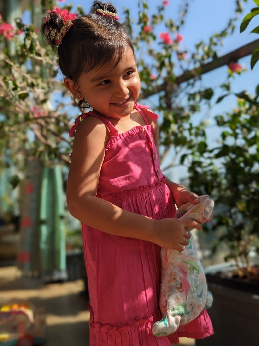 Tura Turi Women Solid Tiered A-Line Dress