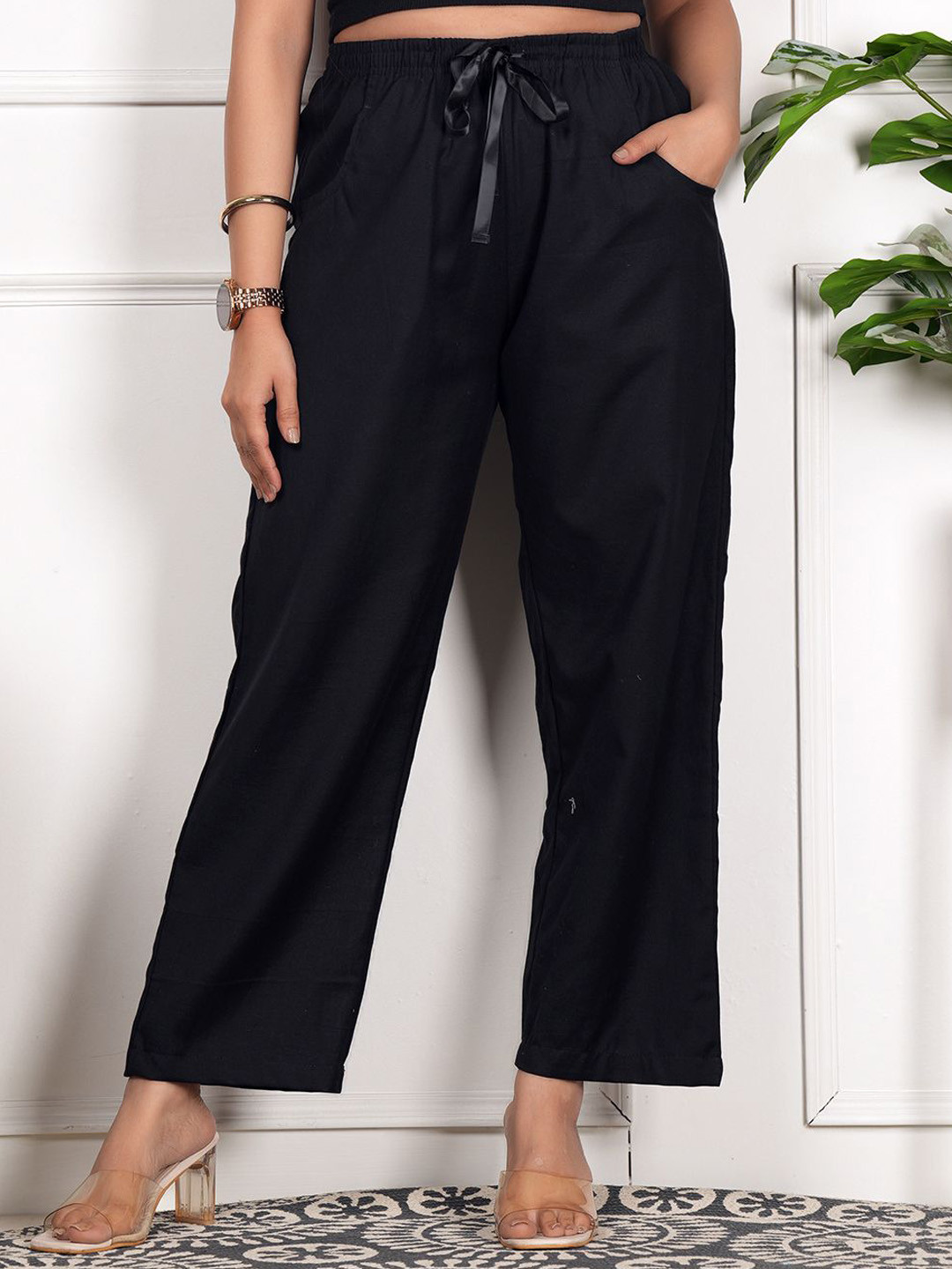 Style Shoes Relaxed-Fit Straight-Leg Lounge Pants
