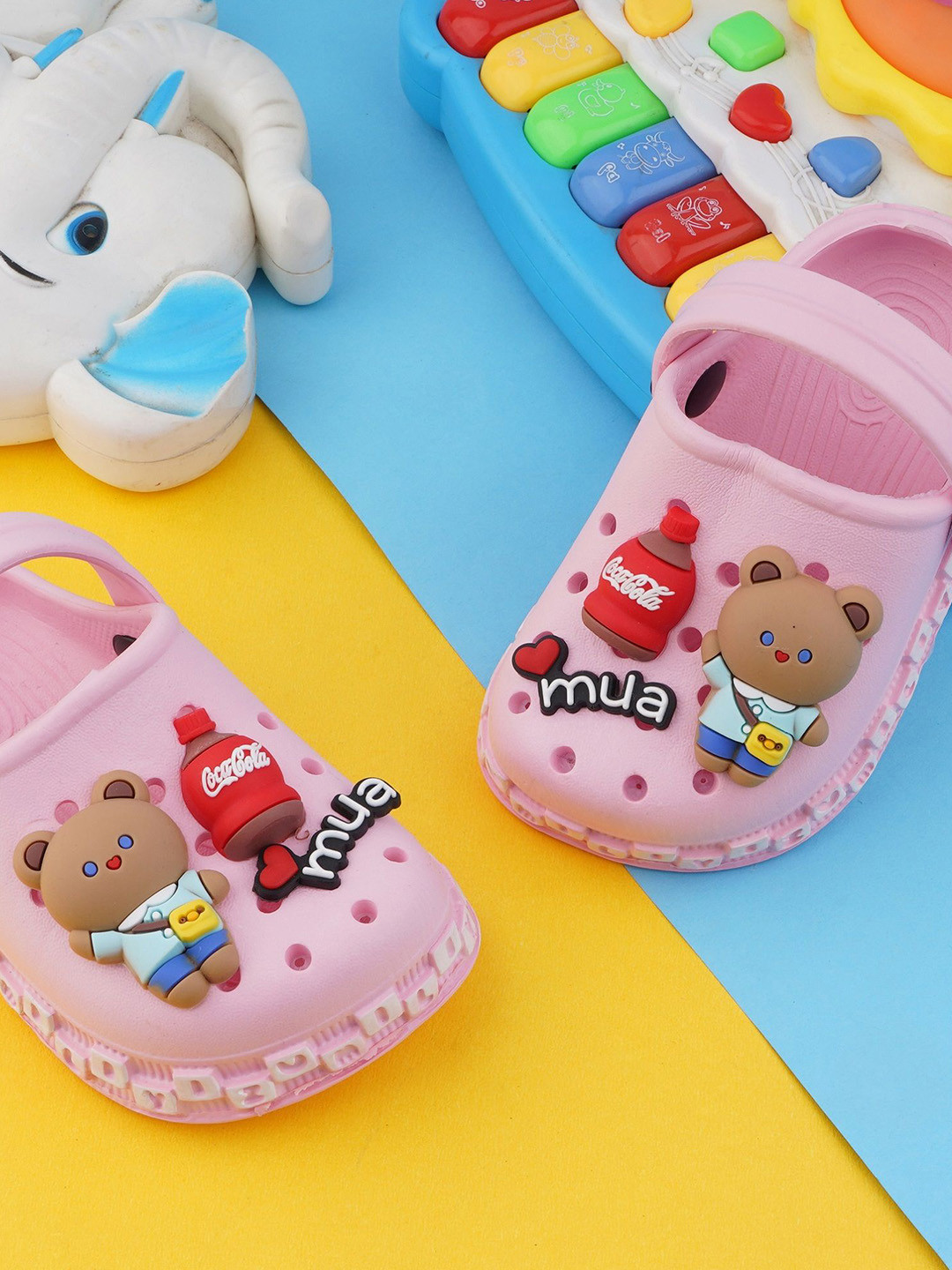 BAESD Kids Textured 3D Mua Cartoon Casual Clogs
