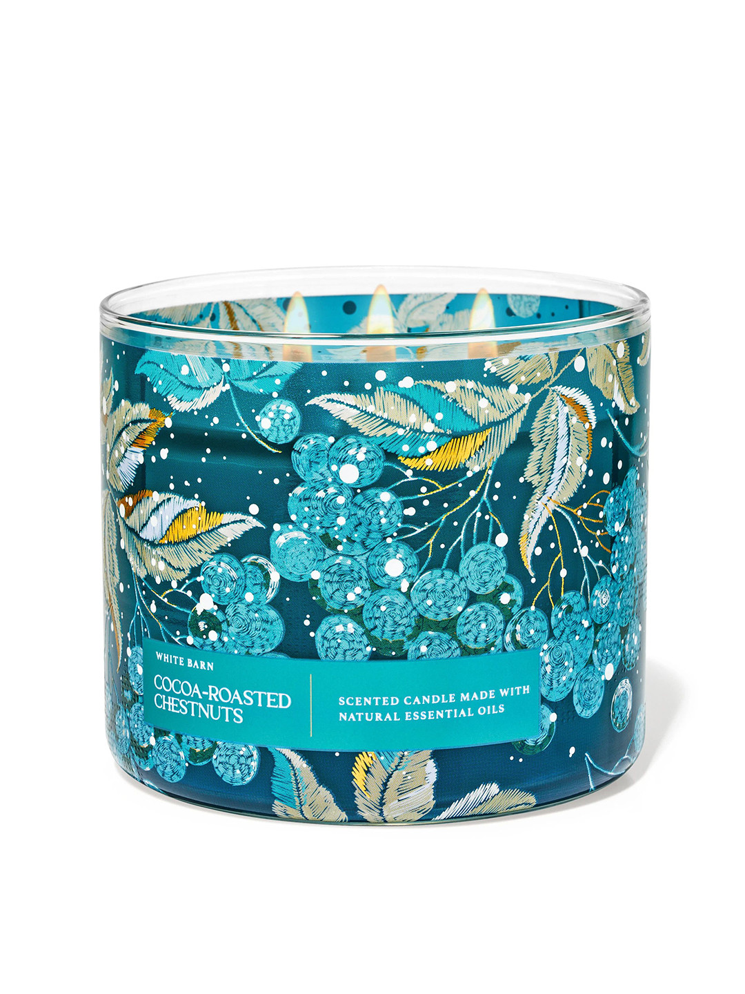 Bath & Body Works Cocoa-Roasted Chestnuts Scented 3-Wick Candle - 411g