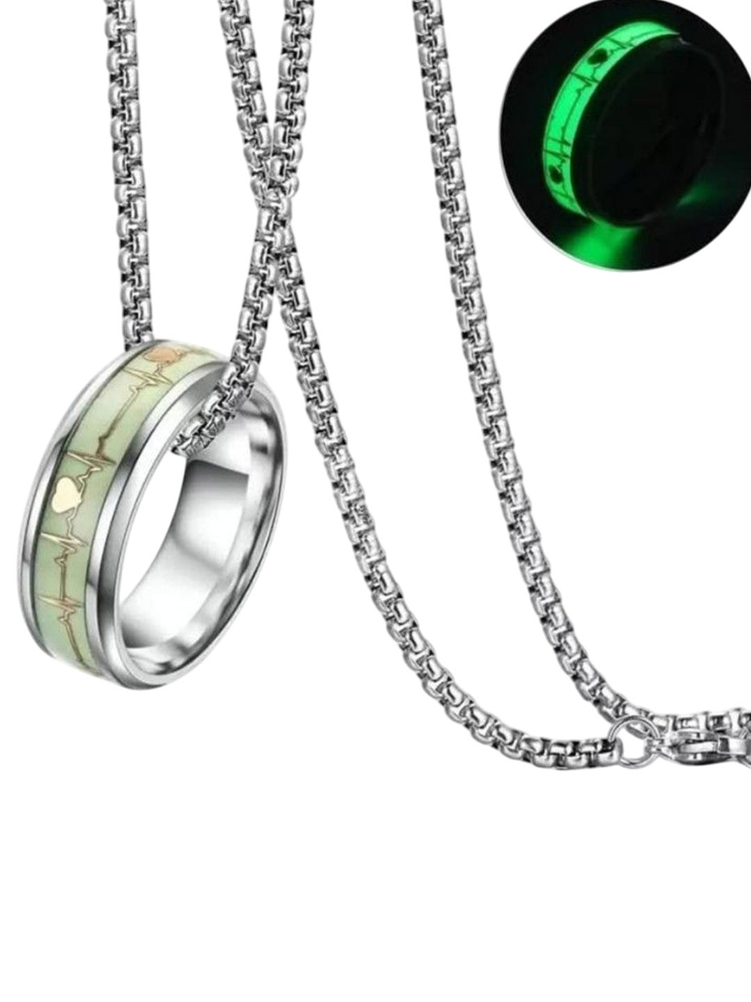 Roadster Alloy Circular Pendants With Chains