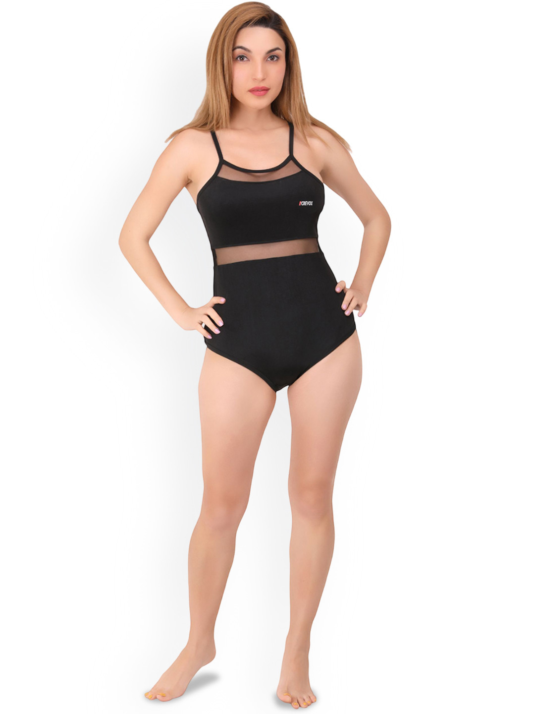 CREVOX Shoulder Straps Bodysuit