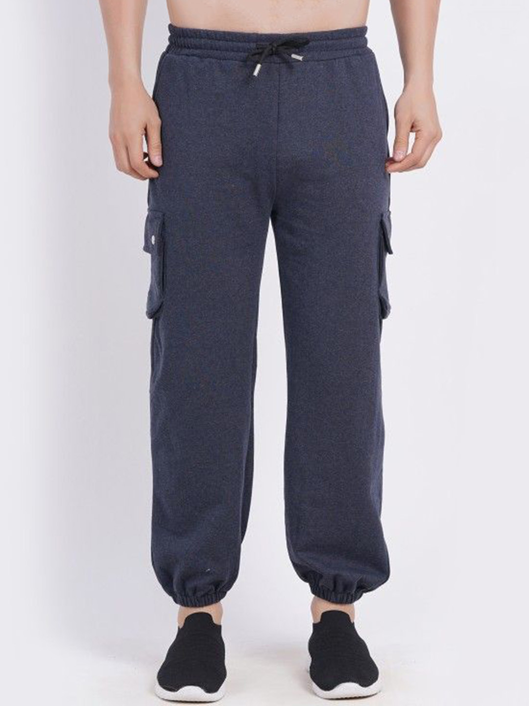 CLOTHINK INDIA Men Pure Cotton Mid Rise Joggers