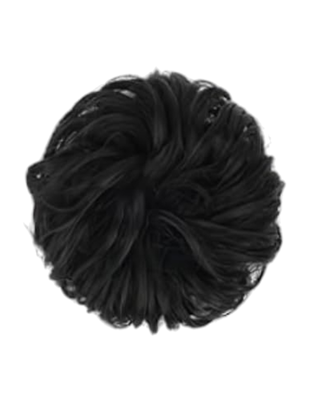 VIEWS Halo Wavy Bun Long Lasting  Hair Extension - Black - 7 Inch
