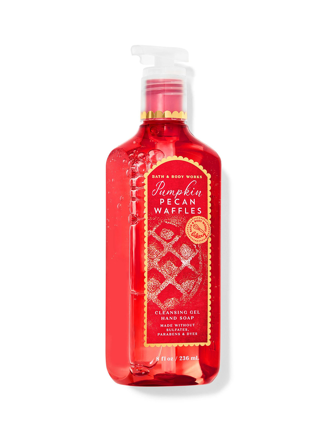Bath & Body Works Pumpkin Pecan Waffles Cleansing Gel Hand Soap - 236 ml