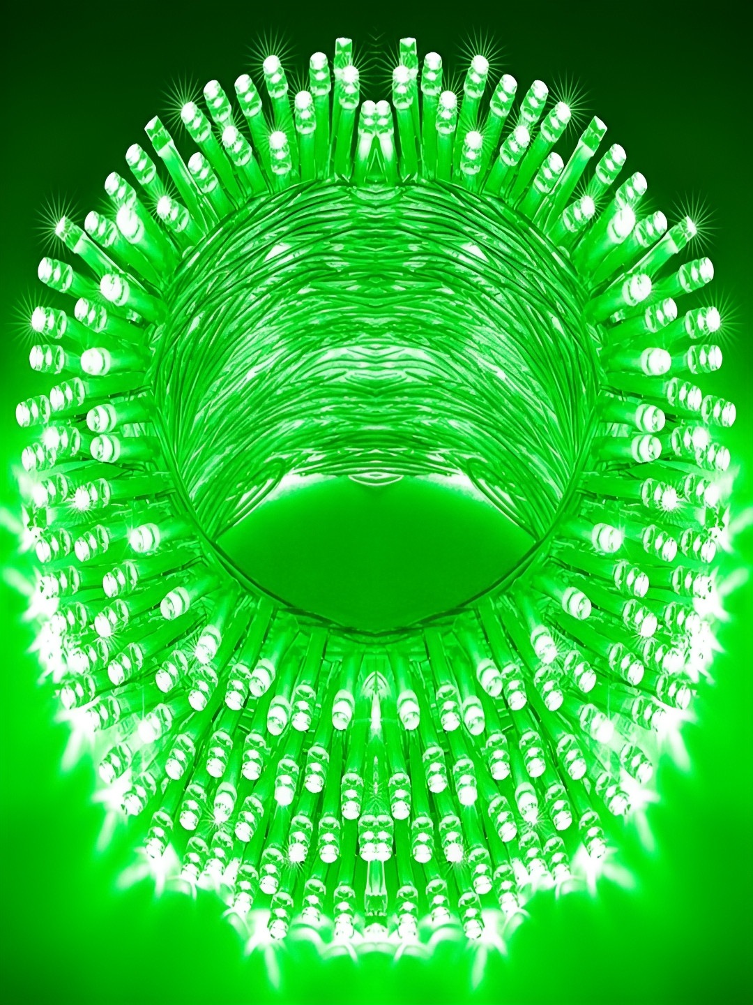 MPROW Green Rice-Shaped String Lights