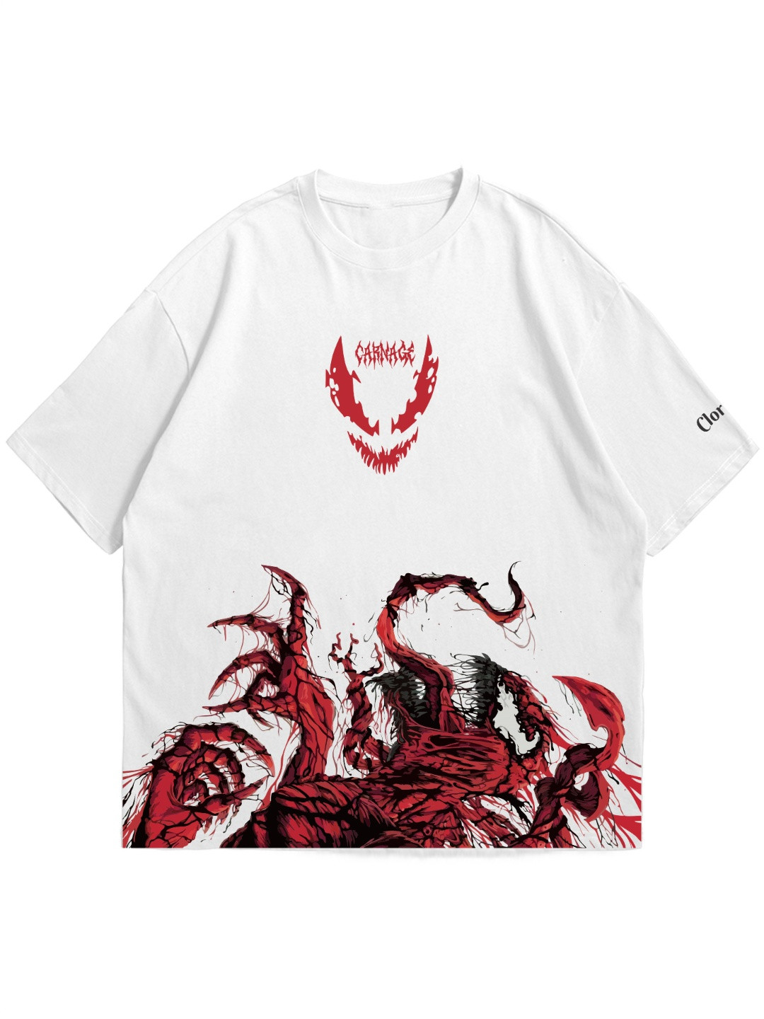 Cloroot Men's Casual Graphic Longline T-shirt