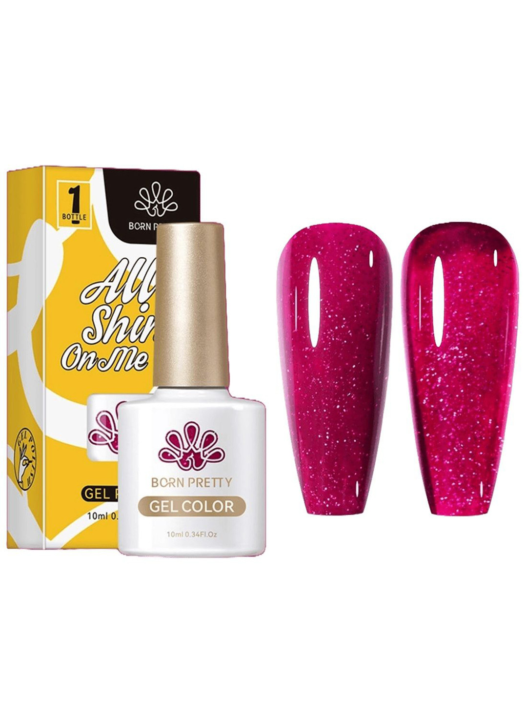 BORN PRETTY All Shine On Me Long Lasting UV Gel Nail Polish - 10 ml - CG0124