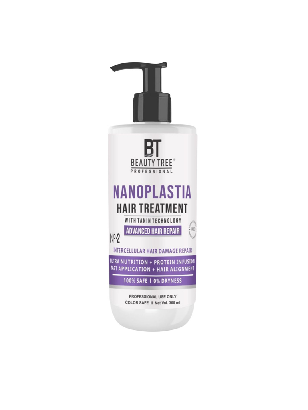 Beauty Tree Nano Plastia Hair Treatment With Tannin & Acai Oil - 300 ml