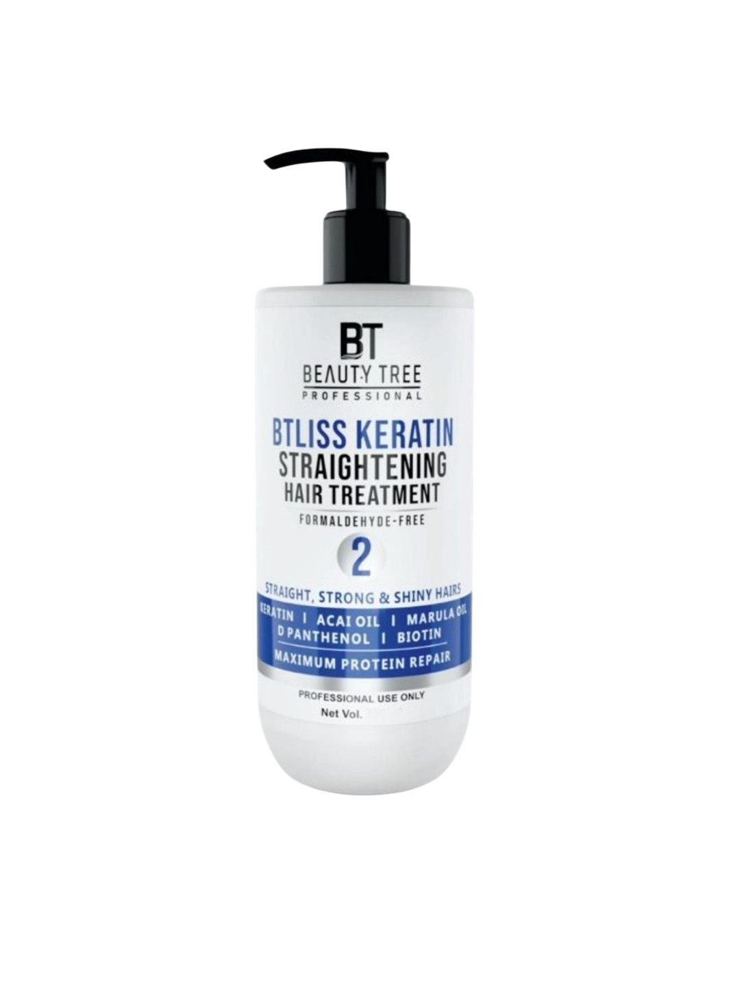 Beauty Tree BTliss Hair Straightening Keratin Professional Hair Treatment - 500 ml