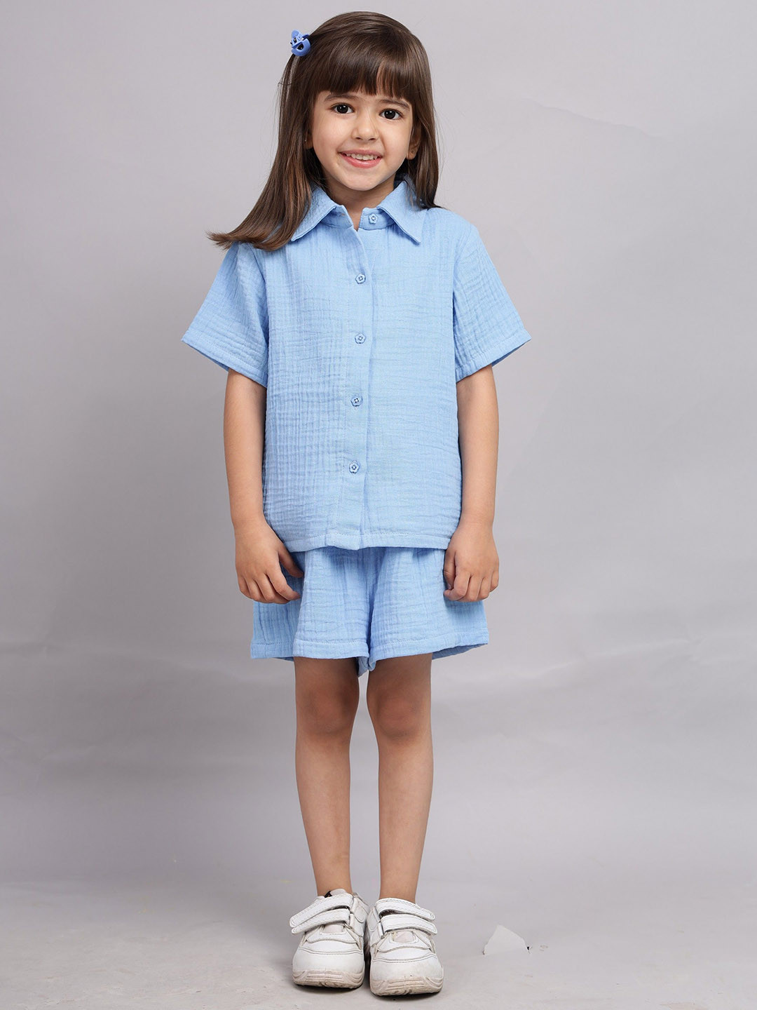 Nature Nook Kids Girls Short Sleeves Shirt With Shorts