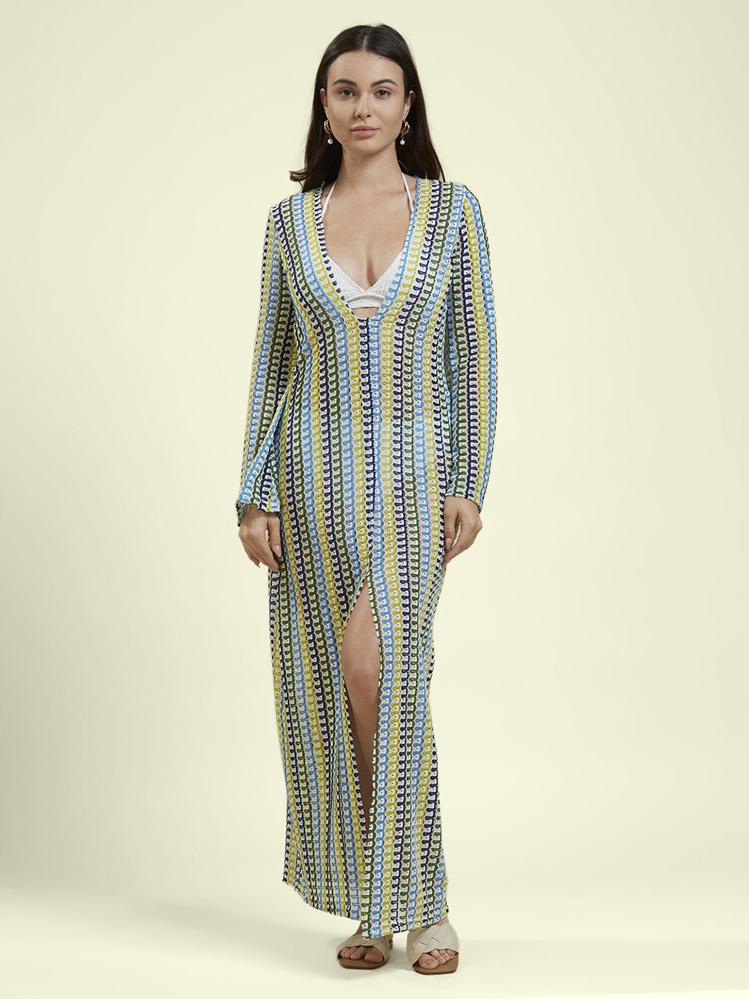 Noroke Women V-Neck Maxi Dress