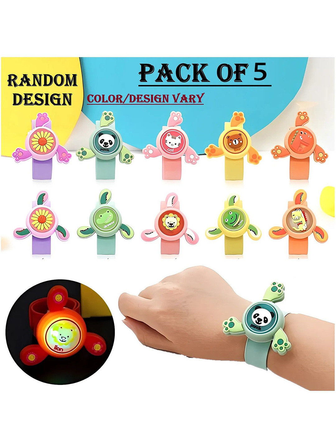 PIPALIYA Kids Pack Of 5 BPA Free Gaming Accessory Activity Toys and Games