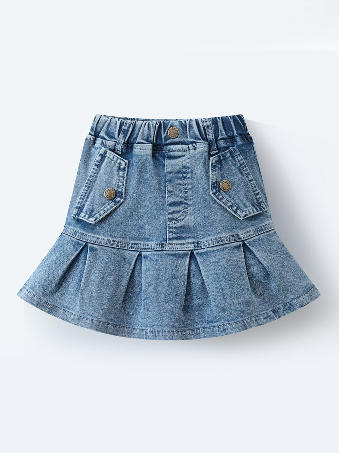 Mark & Mia Girls High Waist A-Line Knee Length Skirt