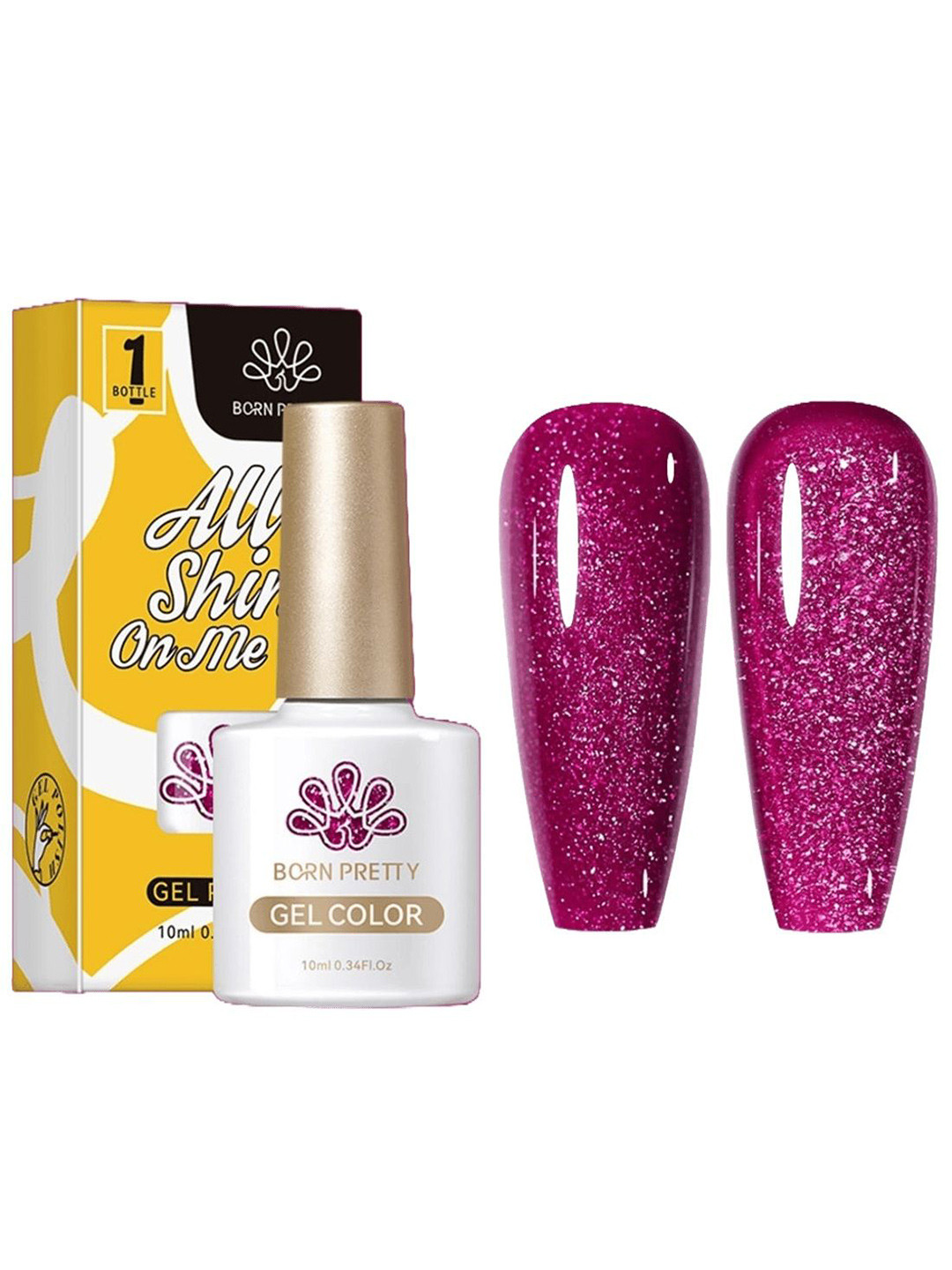 BORN PRETTY All Shine On Me Long Lasting Gel Nail Polish - 10 ml - CG125