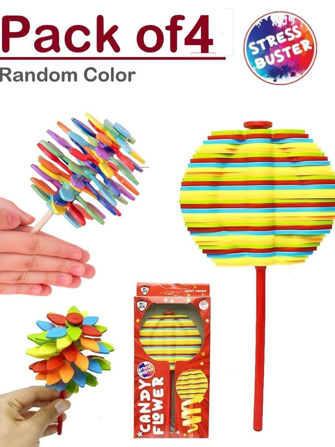 PIPALIYA Kids Pack of 4 BPA Free Core Activity Toys and Games