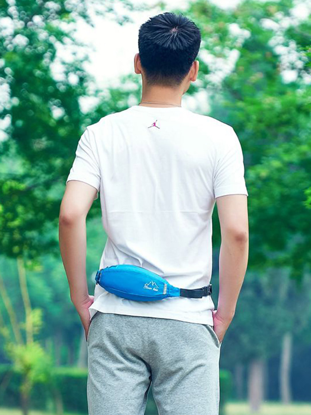 CleverBees Brand Logo Printed Adjustable Waist Pouch