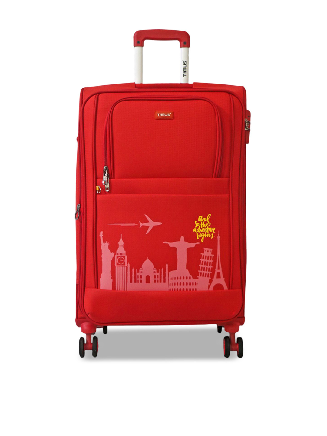 TIMUS Salsa Plus Soft Luggage Printed Large Trolley Bag