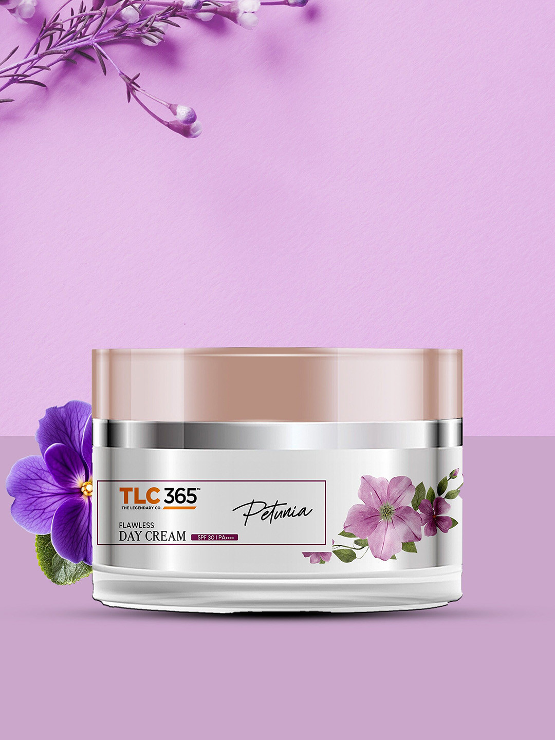 TLC 365 Petunia Flawless Day Cream With SPF30 PA++++- 50 g