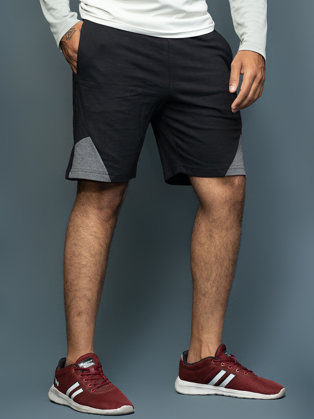 Moda Rapido Men Colourblocked Regular Fit Mid Rise Regular Shorts