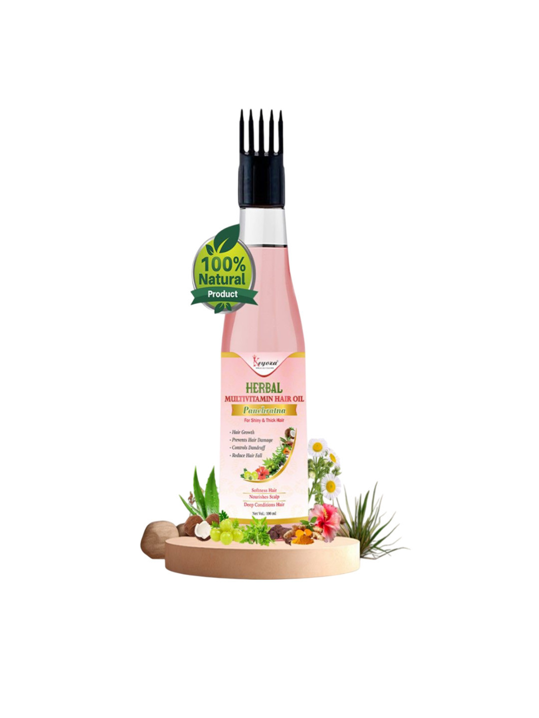 KEYOZA Multi Vitamin Panchratna Hair Oil For Dandruff - 100 ml